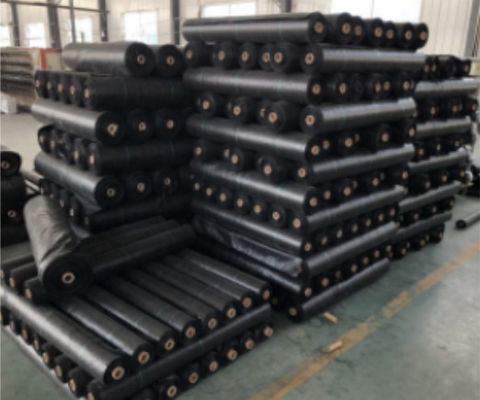90gsm 120gsm Plain Woven Polypropylene Ground Cover Weed Proof Ground Cover