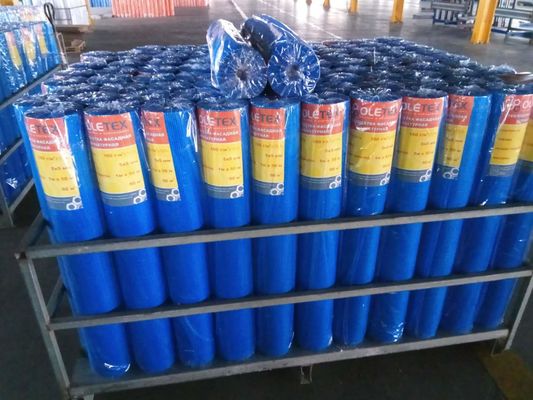 1m X50m Alkali Resistant Fiberglass Mesh Blue Fiberglass Mesh