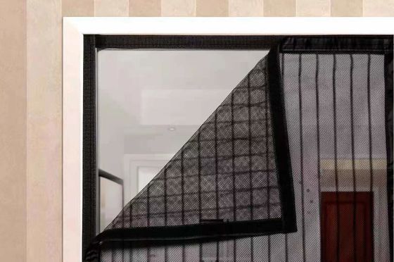 Hotsale Amazon Black Stripe Door Mosquito Net 100x210cm Magnetic Soft Mesh Door