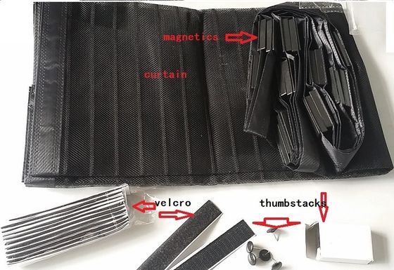 MOQ:100pcs Automatic Closing Mesh Magnetic Screen Curtain Kitchen Door Screen Anti Bugs