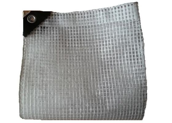 Super Quality Greenhouse Transparent Grid Tarpaulin Anti Raining Tarpaulin Warm Keep Tarpaulin Sheet 3*3mesh 135gsm