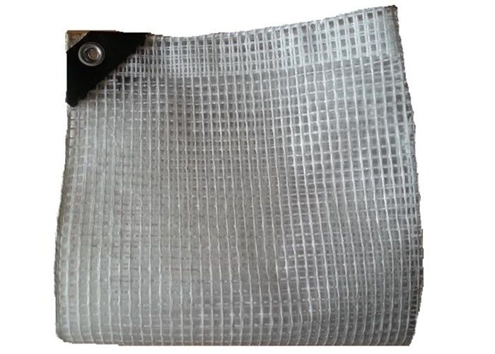 Super Quality Greenhouse Transparent Grid Tarpaulin Anti Raining Tarpaulin Warm Keep Tarpaulin Sheet 3*3mesh 135gsm